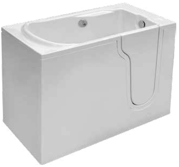 ATHENA Walk in Bath with side door | Mantaleda ATHENA Midi size walk in ...